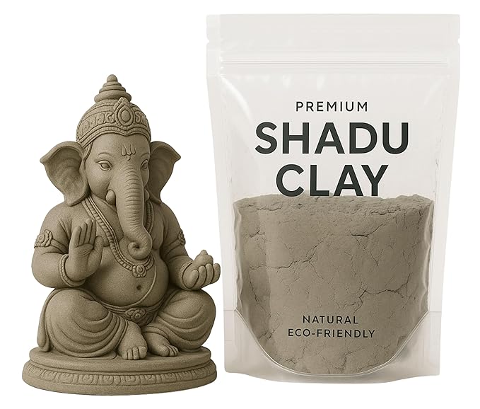 Pure Natural Clay Ganesh Idol